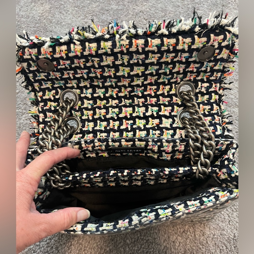 Kurt Geiger London Tweed Kensington Bag - Picture 10 of 17